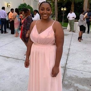 Vera Wang White Bridesmaid's Dress